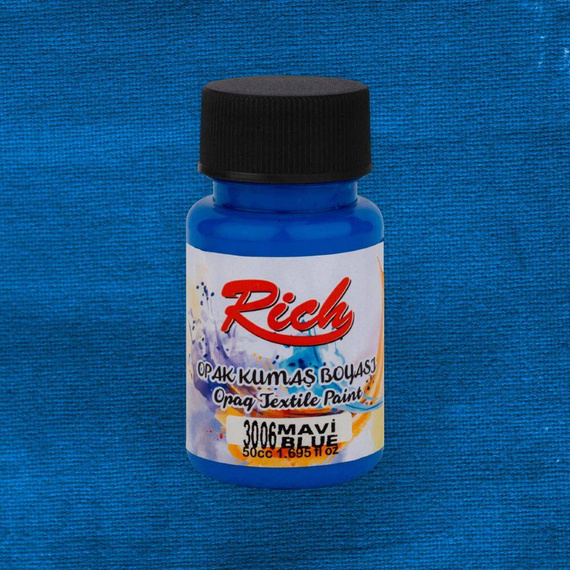 Farba akrylowa do tkanin 50ml niebieska