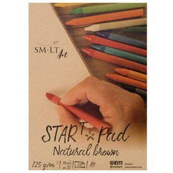 Blok szkicowy (szkicownik) Start Natural Brown SM-LT 125 g - A4, 20 arkuszy