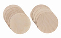 Drewniana podkładka pod kubek 10cm okrągła - 10szt