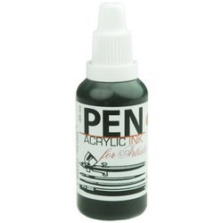 Tusz akrylowy PEN do aerografu 35 ml - 12 Zieleń kwaśna