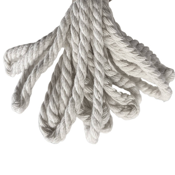 Sznurek bawełniany biały 5mm x 5m