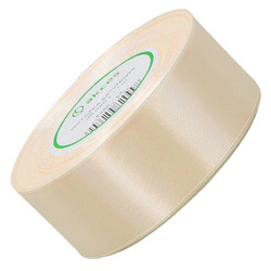 Wstążka satynowa kremowa 38mm - 32mb
