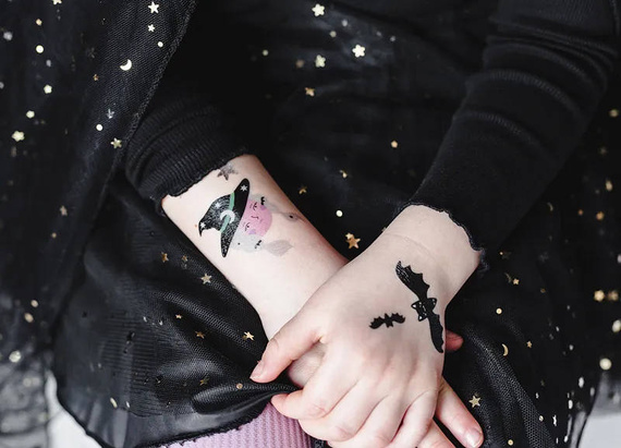 Tatuaże zmywalne dla dzieci - Halloween 20 sztuk