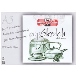 Blok szkicownik Pop Sketch Koh-I-Noor 100 g - A3, 20 arkuszy