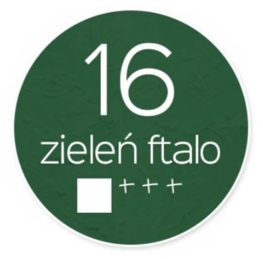 Farba akrylowa Renesans 200ml - 16 zieleń ftalo