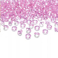 Diamentowe konfetti 12mm Kryształ Svarovski 100szt - j. różowe
