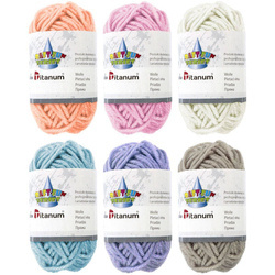 Włóczka 6x10g - kolory pastelowe