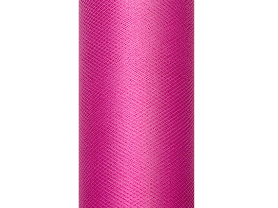 Tiul dekoracyjny na rolce 30cm 9m - 080 fuksja