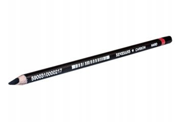 Węgiel w ołówku Renesans HARD - czarny