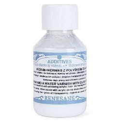 Medium + werniks wodny z połyskiem do akryli Renesans - 100 ml