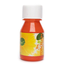 Farba do malowania gliny, ceramiki, porcelany Renesans 50ml pomarańczowa