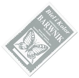 Barwnik do tkanin 10g Biel i Kolor 02 popielaty