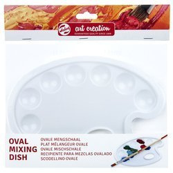 Paleta malarska plastikowa owalna Talens