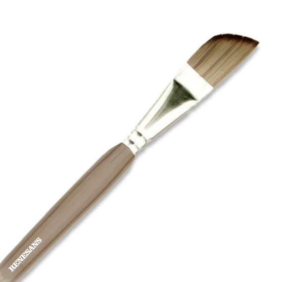 Pędzel syntetyczny skośny Renesans - nr. 4