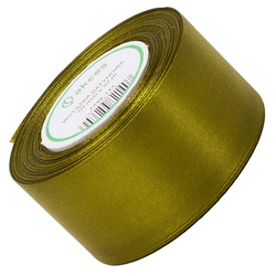 Wstążka satynowa oliwkowa 50mm - 32mb