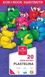 Plastelina 20 kolorów Koh-I-Noor 400g