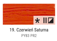 Farba olejna Renesans 60ml Olej For Art - 19 Czerwień Saturna