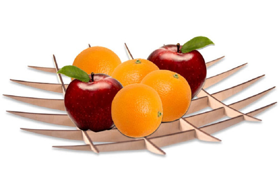 Drewniana misa na owoce miska ze sklejki Decor