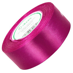 Wstążka satynowa int. różowa 38mm - 32mb