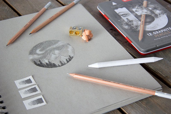 Zestaw ołówków grafitowych 12 szt. Bruynzeel