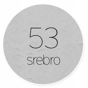 Farba metaliczna Renesans Maxi Acril 60ml - 53 srebro