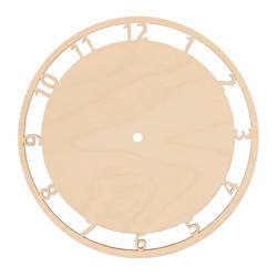 Drewniana tarcza do zegara zegar 25cm Decor