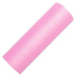 Tiul dekoracyjny na rolce - 15cm / 9m 081 róż