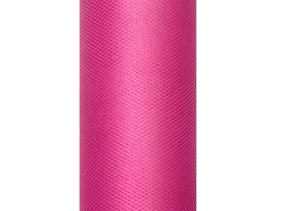 Tiul dekoracyjny na rolce 30cm 9m - 006 dark pink