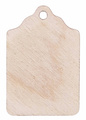 Drewniane zawieszki 100szt. - Bileciki do prezentów 3x4,5cm