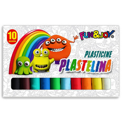 Plastelina Fun&Joy 10 kolorów