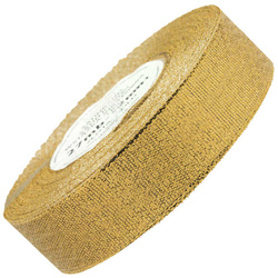 Wstążka brokatowa 25mm 32m - złota
