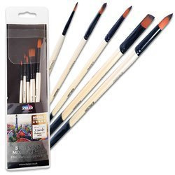 Zestaw pędzli Mixed Media Zieler - 5 sztuk