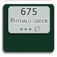 Farba olejna Talens Van Gogh 200 ml - 675 Phthalo green