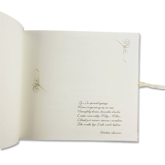 Księga gości na wesele 20cm Ozdobna na życzenia