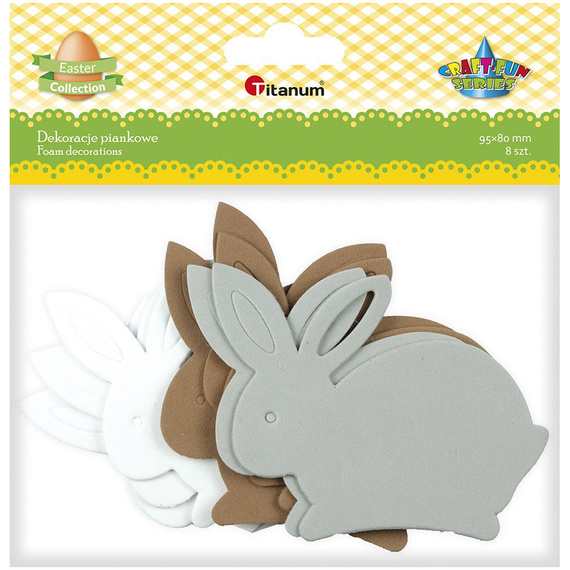 Króliczki piankowe - 8szt