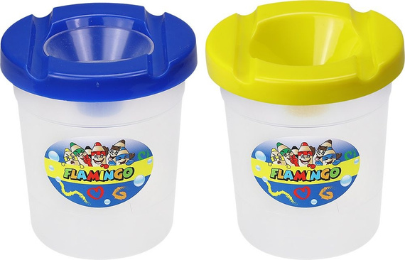 Pojemnik na wodę Flamingo 150ml do czyszczenia pędzli