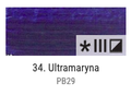 Farba olejna Renesans 60ml Olej For Art - 34 Błękit ultramaryna