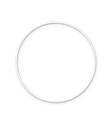 Koło / obręcz do łapacza snów biała 20cm