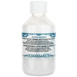 Medium + werniks wodny z połyskiem do akryli Renesans - 250 ml