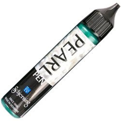 Perełki w płynie Schjerninga konturówka 3D 28ml -  1027 dark green