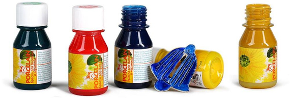 Farba do malowania gliny, porcelany Renesans 50ml zieleń cytrynowa