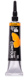 Farba akrylowa konturowa Rosa Talent 20ml Fluorescencyjna Pomarańczowa