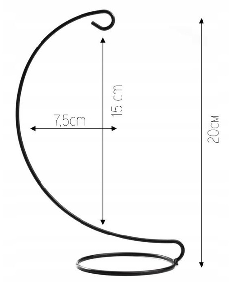 Stojak na bombkę jajko 20cm
