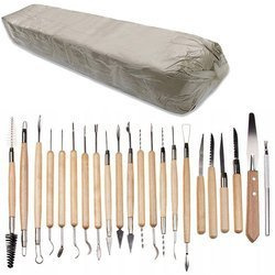 Zestaw rzeźbiarski - Glina 10kg. Narzędzia do modelowania gliny