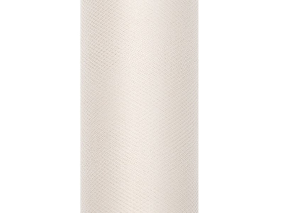 Tiul dekoracyjny na rolce 30cm 9m - 079 kremowy