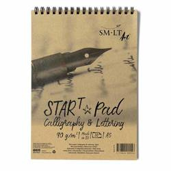 Blok na spirali A5 Calligraphy & Lettering liniuszka