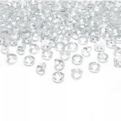Diamentowe konfetti 12mm Kryształ Svarovski 100szt - bezbarwne
