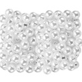 Koraliki plastikowe do nawlekania 8mm - Białe
