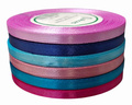 Wstążka satynowa 6mm - 32mb - Zestaw 6 kolorów
