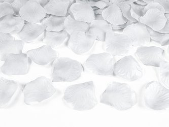 Sztuczne płatki róż srebrne 500 sztuk